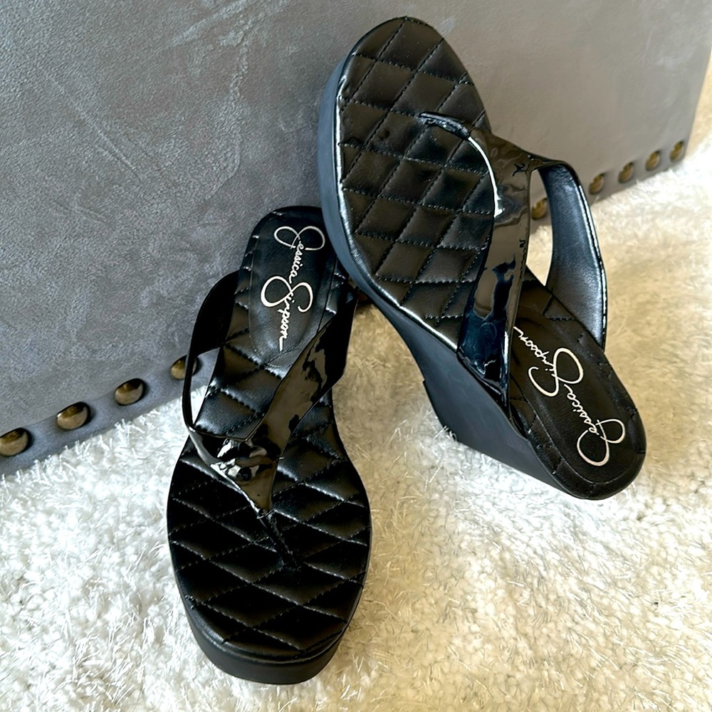 Jessica Simpson wedges